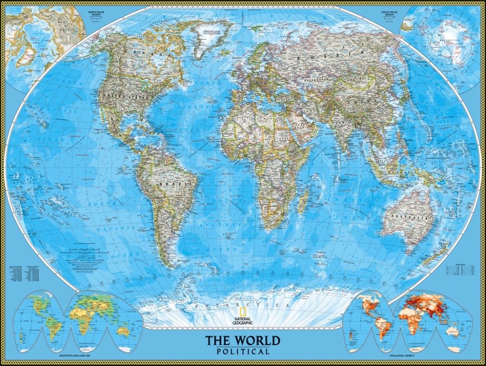 National Geographic World Map
