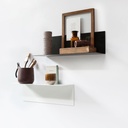 Stalen magnetische wandplank 'Sturdy'