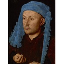 Man met de blauwe kaproen