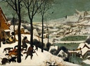Jagers in de sneeuw