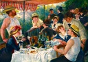 Lunch van de roeiers