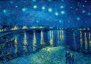 Sterrennacht boven de Rhône