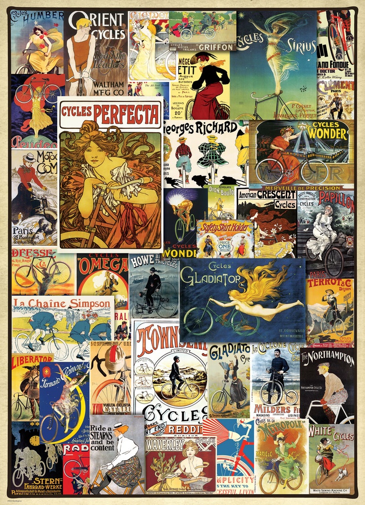 Vintage fietsposters