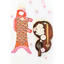 koinobori-madame-mo-coton-bio-akai-taille-mini (1).webp