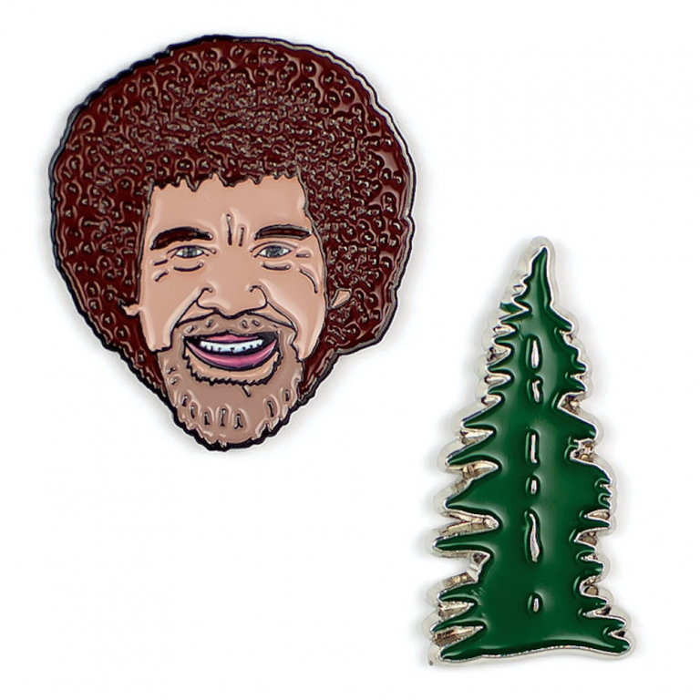 Bob Ross and Happy Little Tree