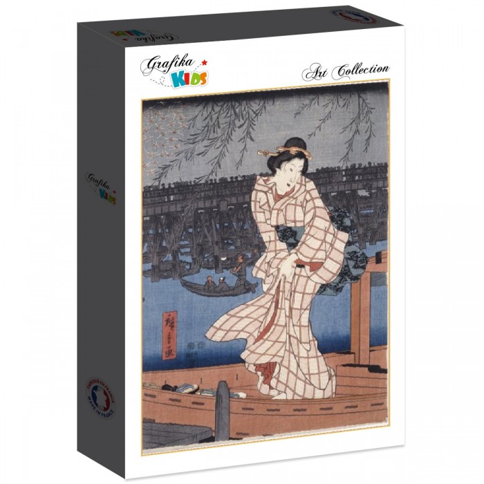 Avond op de Sumida rivier