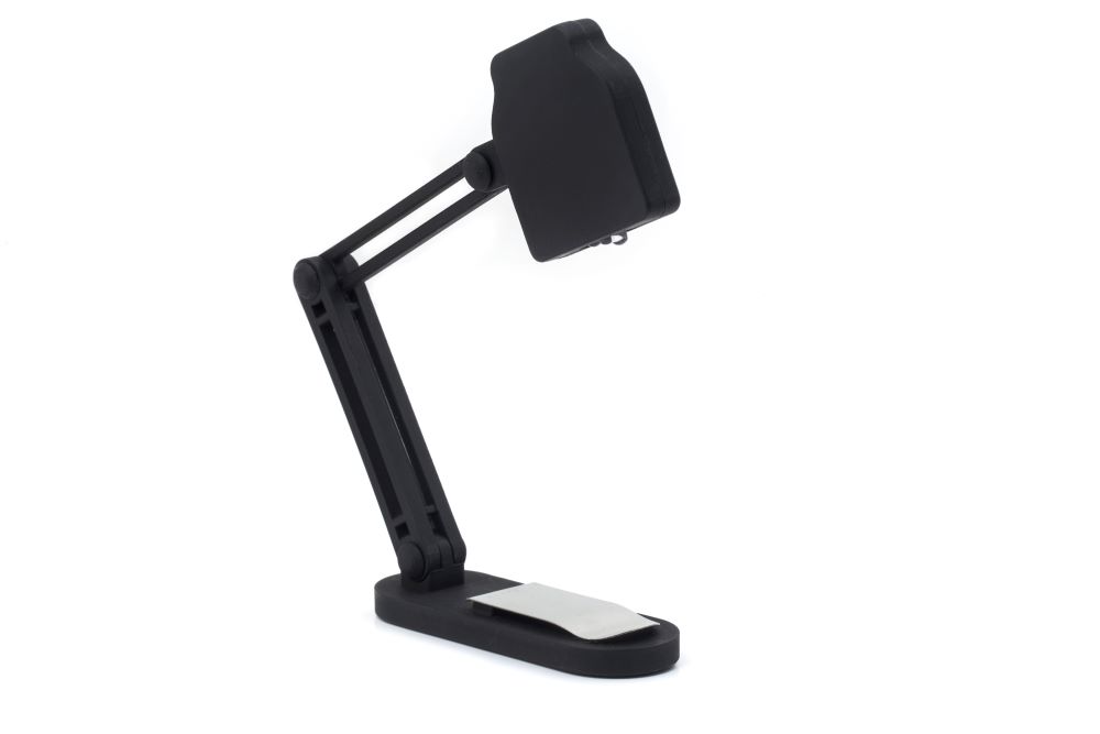Inklapbare boekenlamp