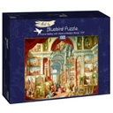 Galerij met uitzicht op het moderne Rome