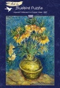 Keizerlijke kievitsbloemen in een koperen vaas