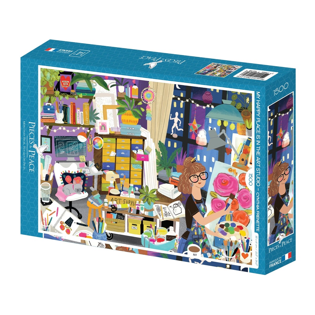 Mijn Happy Place is in de kunststudio