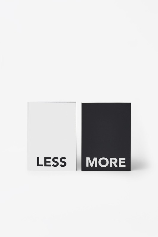 Less/more notitieboekjes