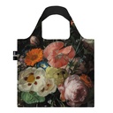 Stilleven met bloemen op een marmeren plaat