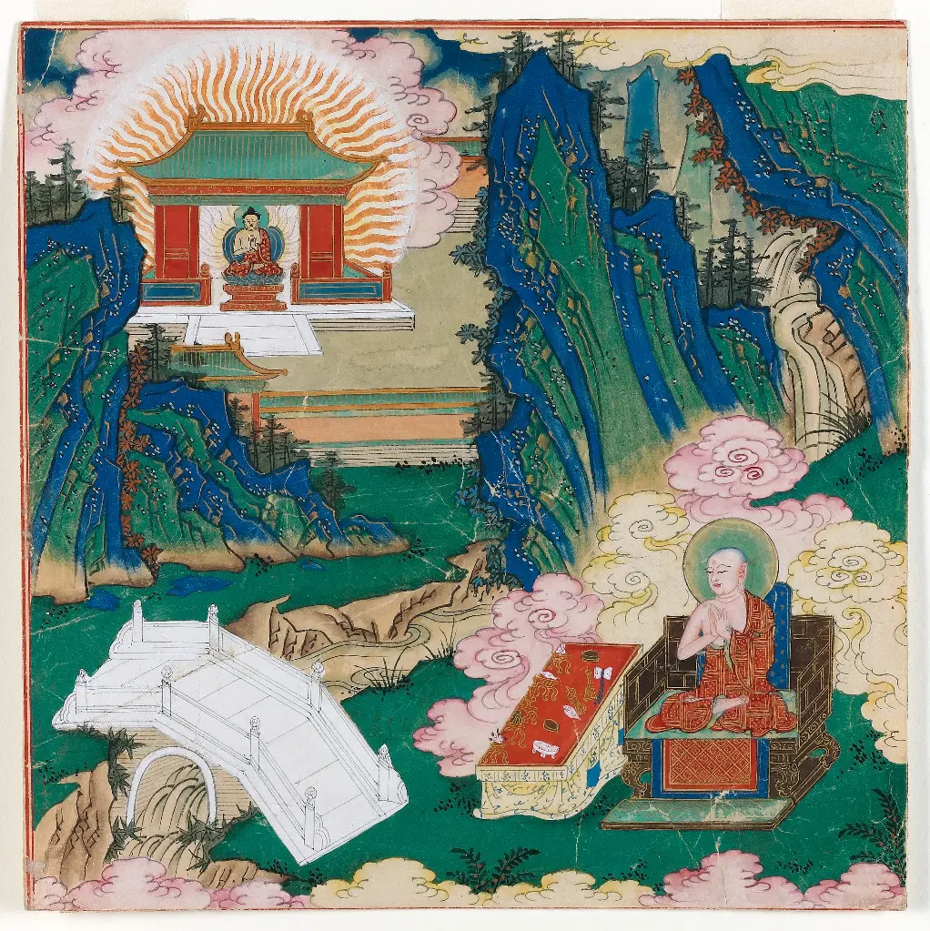 Sarvavid Vairocana-Gedachtenwereld