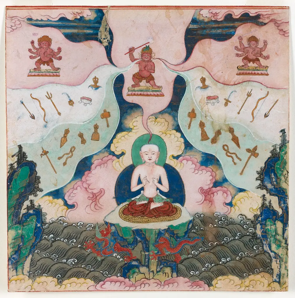 Sarvavid Vairocana-Toornige godheden