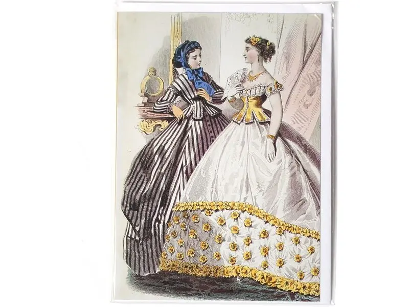 Twee dames in zwart en wit