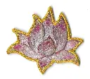 Lotusbloem Strijkpatch
