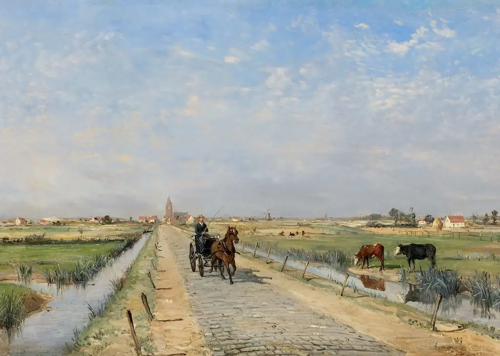 Polderlandschap (detail)