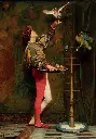 Page met papegaaien