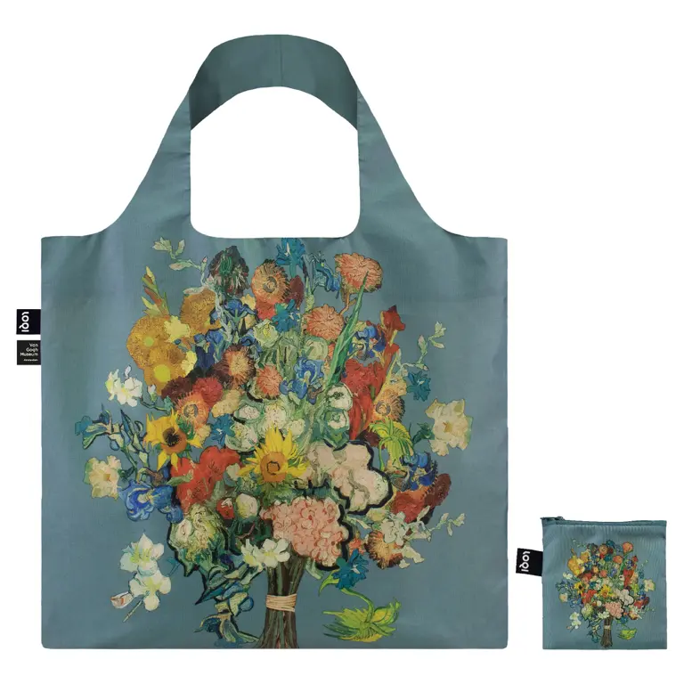 Blauw bloemenpatroon