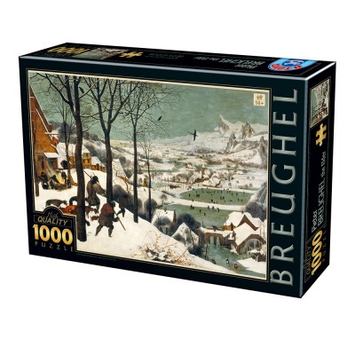 Jagers in de sneeuw