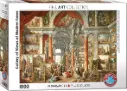 Galerij met uitzicht op het moderne Rome