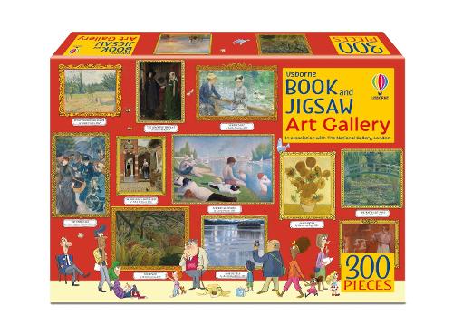 Puzzel en boek Kunstgalerij
