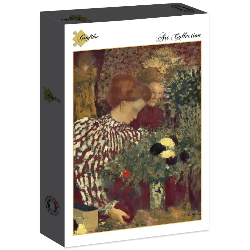 Vrouw in een gestreepte jurk