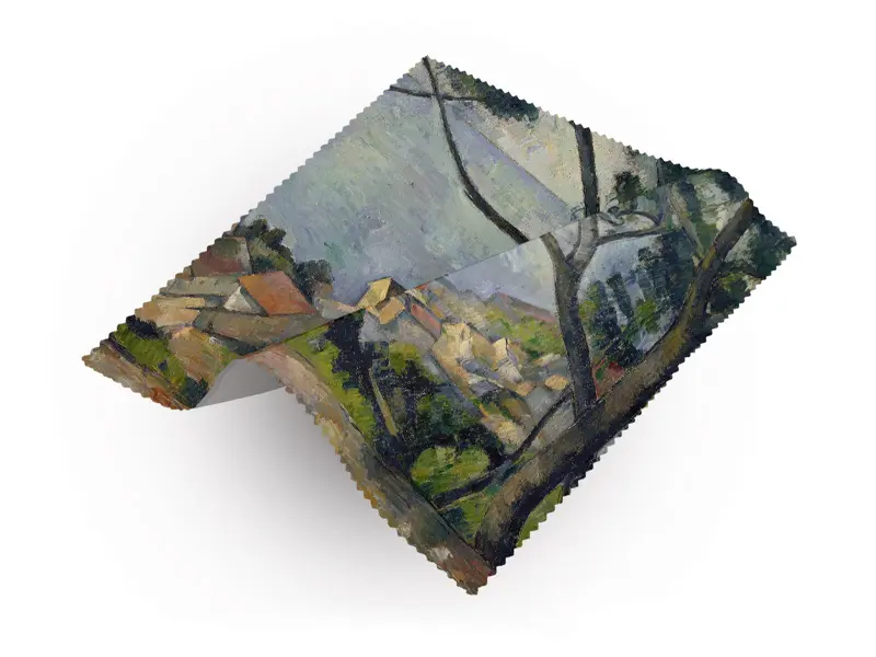 De zee bij l'Estaque achter de bomen