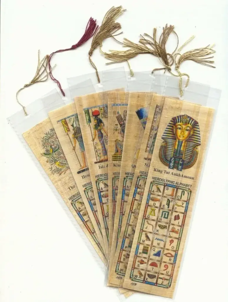 Egyptische Papyrus Bladwijzer