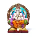 Ganesha op troon