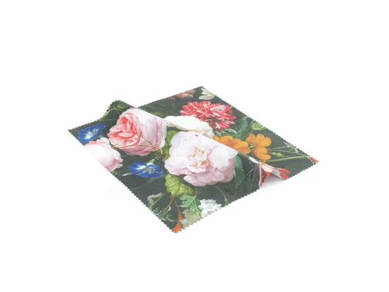 Stilleven met bloemen in een glazen vaas