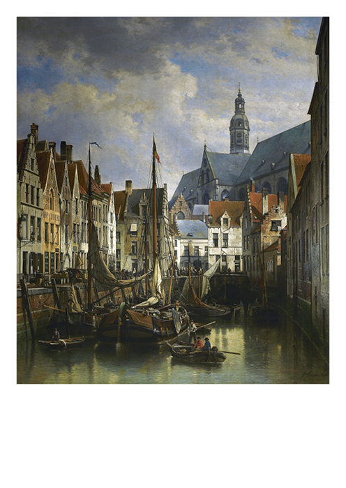 Gezicht op de Koolvliet te Antwerpen
