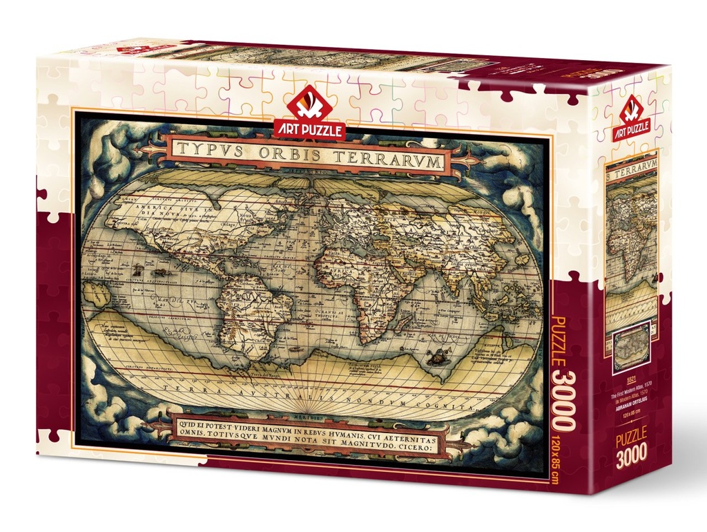 De eerste landkaart van de moderne wereld, 1570