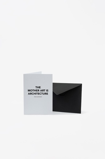 [CARTMA01] The Mother Art is Architecture