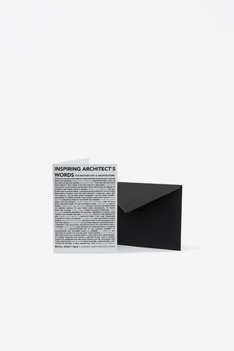 [CARWORA01] Inspiring Architect's Words