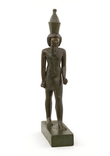 Staande Neferhotep, zoon van Hathor