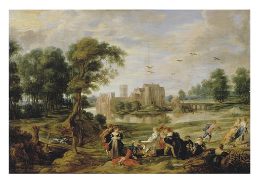 Het slotpark te Ekeren