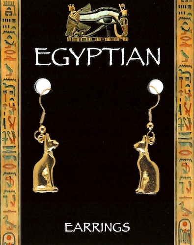 [ECE] Egyptische kat oorbellen