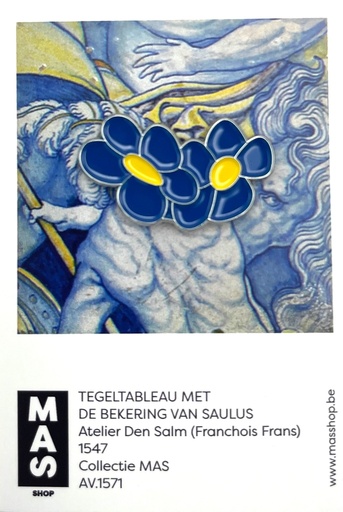 [PINSAUBB] Saulus Blauwe bloemen