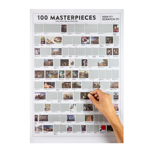 [TIADPOSTERARTHISTORY] Bucket List Scratch Poster