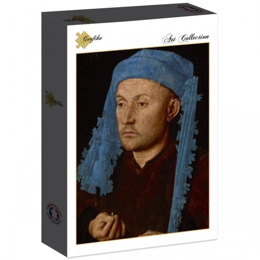[Grafika-F-30473] Man met de blauwe kaproen