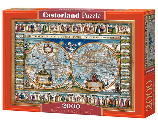 [Castorland-200733] Wereldkaart 1639