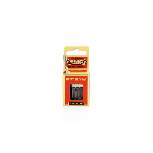 [1201] Happy Birthday Crank Music Box