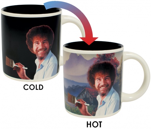 [UPG4961] Bob Ross Art hitte veranderende mok