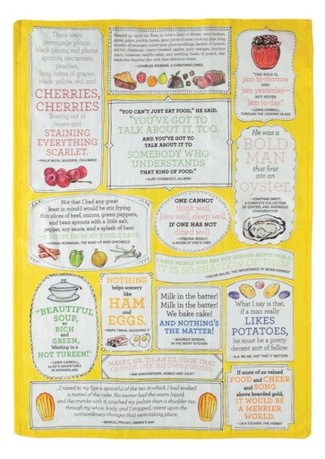 [UPG5839] Keukenhanddoek Literary Tastes