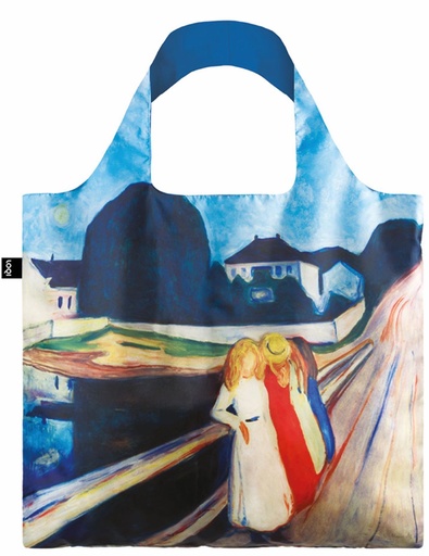 Vier meisjes op de brug