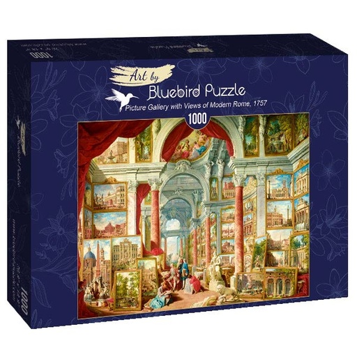 [Art-by-Bluebird-60075] Galerij met uitzicht op het moderne Rome