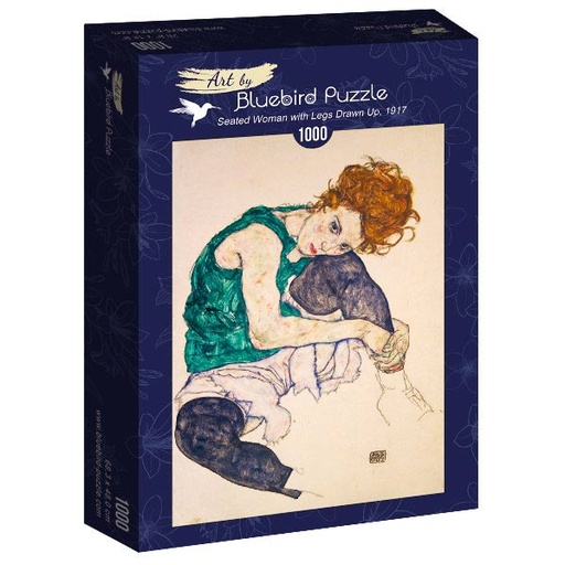 [Art-by-Bluebird-60092] Zittende vrouw met opgetrokken benen
