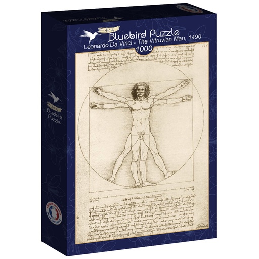 [Art-by-Bluebird-F-60211] De man van Vitruvius