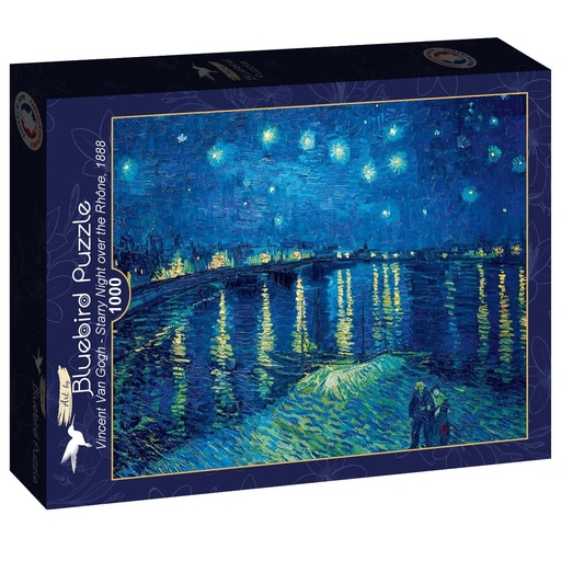 [Art-by-Bluebird-F-60204] Sterrennacht boven de Rhône